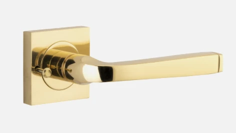 IVER DOOR LEVER ANNECY SQUARE ROSE BACKPLATE Door Handles & Levers 1 IVER DOOR LEVER ANNECY SQUARE ROSE BACKPLATE Door Handles & Levers