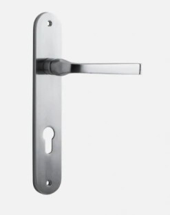 IVER DOOR LEVER ANNECY OVAL BACKPLATE Door Handles & Levers 32 IVER DOOR LEVER ANNECY OVAL BACKPLATE Door Handles & Levers