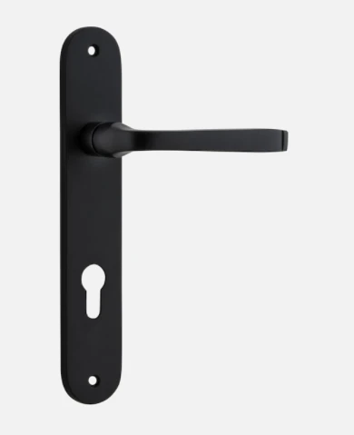 IVER DOOR LEVER ANNECY OVAL BACKPLATE Door Handles & Levers 12 IVER DOOR LEVER ANNECY OVAL BACKPLATE Door Handles & Levers