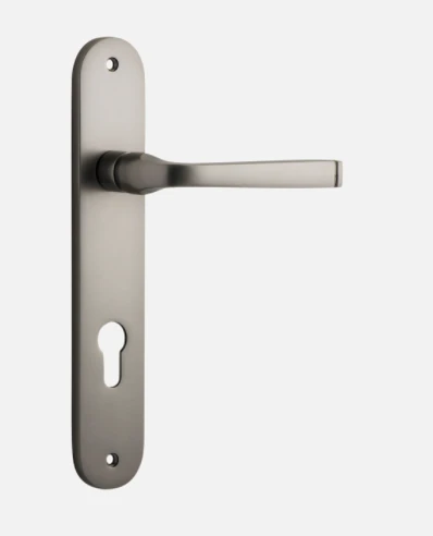 IVER DOOR LEVER ANNECY OVAL BACKPLATE Door Handles & Levers 20 IVER DOOR LEVER ANNECY OVAL BACKPLATE Door Handles & Levers