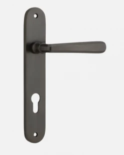 IVER DOOR LEVER COPENHAGEN OVAL BACKPLATE Door Handles & Levers