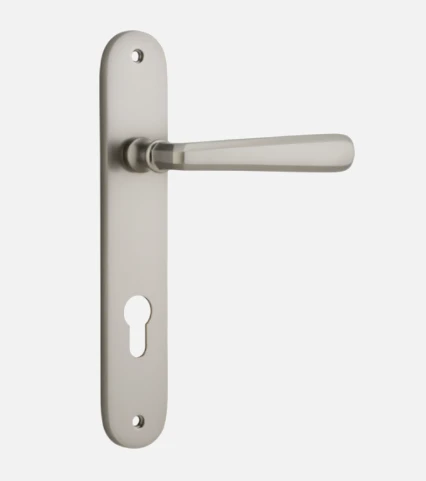 IVER DOOR LEVER COPENHAGEN OVAL BACKPLATE Door Handles & Levers 17 IVER DOOR LEVER COPENHAGEN OVAL BACKPLATE Door Handles & Levers