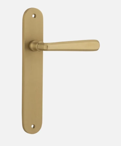IVER DOOR LEVER COPENHAGEN OVAL BACKPLATE Door Handles & Levers 19 IVER DOOR LEVER COPENHAGEN OVAL BACKPLATE Door Handles & Levers