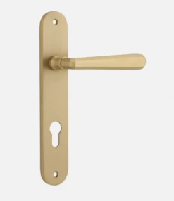 IVER DOOR LEVER COPENHAGEN OVAL BACKPLATE Door Handles & Levers 40 IVER DOOR LEVER COPENHAGEN OVAL BACKPLATE Door Handles & Levers
