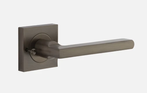 IVER DOOR LEVER BALTIMORE SQUARE ROSE BACKPLATE Door Handles & Levers 11 IVER DOOR LEVER BALTIMORE SQUARE ROSE BACKPLATE Door Handles & Levers