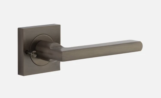 IVER DOOR LEVER BALTIMORE SQUARE ROSE BACKPLATE Door Handles & Levers 14 IVER DOOR LEVER BALTIMORE SQUARE ROSE BACKPLATE Door Handles & Levers