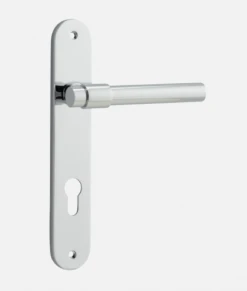 Door Handles & Levers IVER DOOR LEVER HELSINKI OVAL BACKPLATE 18 Door Handles & Levers IVER DOOR LEVER HELSINKI OVAL BACKPLATE