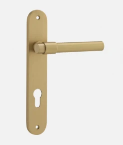 Door Handles & Levers IVER DOOR LEVER HELSINKI OVAL BACKPLATE 26 Door Handles & Levers IVER DOOR LEVER HELSINKI OVAL BACKPLATE