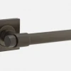 Door Handles & Levers IVER DOOR LEVER HELSINKI SQUARE ROSE BACKPLATE