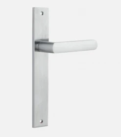 IVER DOOR LEVER OSAKA RECTANGULAR BACKPLATE Door Handles & Levers