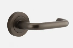 IVER DOOR LEVER OSLO ROUND ROSE Door Handles & Levers