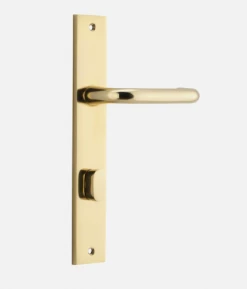 Door Handles & Levers IVER DOOR LEVER OSLO RECTANGULAR BACKPLATE