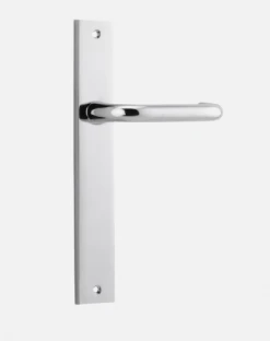 Door Handles & Levers IVER DOOR LEVER OSLO RECTANGULAR BACKPLATE