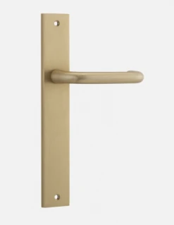 Door Handles & Levers IVER DOOR LEVER OSLO RECTANGULAR BACKPLATE