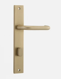 Door Handles & Levers IVER DOOR LEVER OSLO RECTANGULAR BACKPLATE