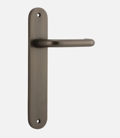Door Handles & Levers IVER DOOR LEVER OSLO OVAL BACKPLATE 1 Door Handles & Levers IVER DOOR LEVER OSLO OVAL BACKPLATE