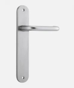 Door Handles & Levers IVER DOOR LEVER OSLO OVAL BACKPLATE 34 Door Handles & Levers IVER DOOR LEVER OSLO OVAL BACKPLATE