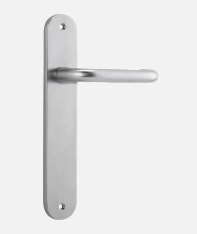 Door Handles & Levers IVER DOOR LEVER OSLO OVAL BACKPLATE 10 Door Handles & Levers IVER DOOR LEVER OSLO OVAL BACKPLATE