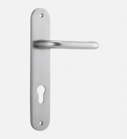 Door Handles & Levers IVER DOOR LEVER OSLO OVAL BACKPLATE 35 Door Handles & Levers IVER DOOR LEVER OSLO OVAL BACKPLATE
