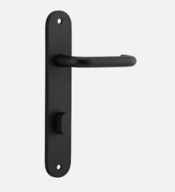 Door Handles & Levers IVER DOOR LEVER OSLO OVAL BACKPLATE 38 Door Handles & Levers IVER DOOR LEVER OSLO OVAL BACKPLATE