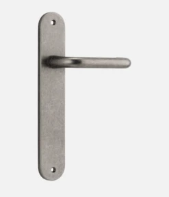 Door Handles & Levers IVER DOOR LEVER OSLO OVAL BACKPLATE 39 Door Handles & Levers IVER DOOR LEVER OSLO OVAL BACKPLATE