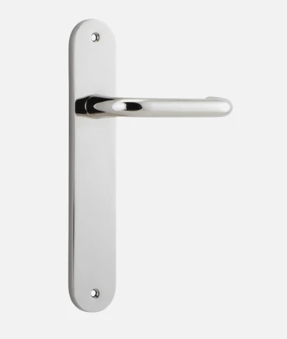 Door Handles & Levers IVER DOOR LEVER OSLO OVAL BACKPLATE 17 Door Handles & Levers IVER DOOR LEVER OSLO OVAL BACKPLATE