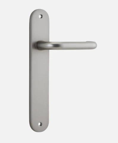 Door Handles & Levers IVER DOOR LEVER OSLO OVAL BACKPLATE 20 Door Handles & Levers IVER DOOR LEVER OSLO OVAL BACKPLATE