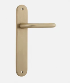 Door Handles & Levers IVER DOOR LEVER OSLO OVAL BACKPLATE 47 Door Handles & Levers IVER DOOR LEVER OSLO OVAL BACKPLATE