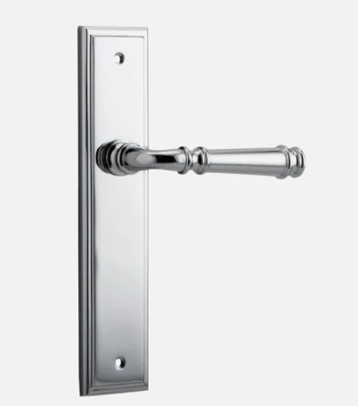 IVER DOOR LEVER VERONA STEPPED BACKPLATE Door Handles & Levers 1 IVER DOOR LEVER VERONA STEPPED BACKPLATE Door Handles & Levers