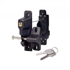 TRIO DOUBLE SIDED LOCKABLE GRAVITY LATCH DPG200