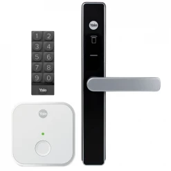 Digital Locks YALE UNITY SECURITY DOOR LOCK SILVER WITH CONNECT BRIDGE AND KEYPAD