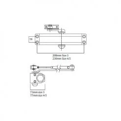 Door Closers YALE A300 SERIES HYDRAULIC DOOR CLOSER