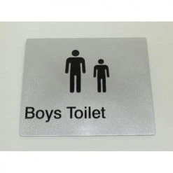 Tim The Sign Man Toilet & Shower Signage BOYS TOILET SIGN