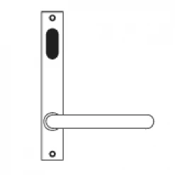 Handles & Hardware LEGGE 5300 MARINE SERIES NARROW PLATE FURNITURE - INTERNAL PLATE AND TURN SNIB