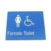 Tim The Sign Man Toilet & Shower Signage FEMALE DISABLED TOILET SIGN