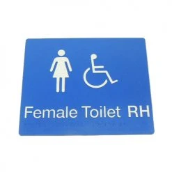 Tim The Sign Man FEMALE DISABLED TOILET SIGN (RIGHT HAND) Toilet & Shower Signage