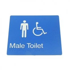 Tim The Sign Man MALE DISABLED TOILET SIGN