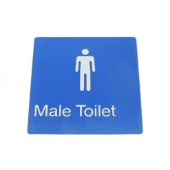 Tim The Sign Man MALE TOILET SIGN Toilet & Shower Signage