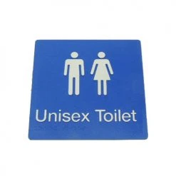 Tim The Sign Man UNISEX TOILET SIGN Toilet & Shower Signage