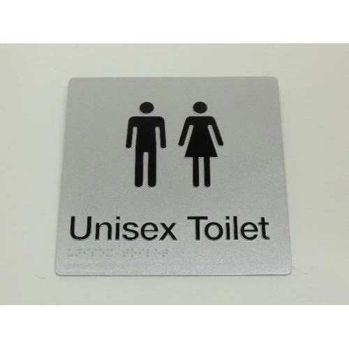 Tim The Sign Man UNISEX TOILET SIGN Toilet & Shower Signage 2 Tim The Sign Man UNISEX TOILET SIGN Toilet & Shower Signage
