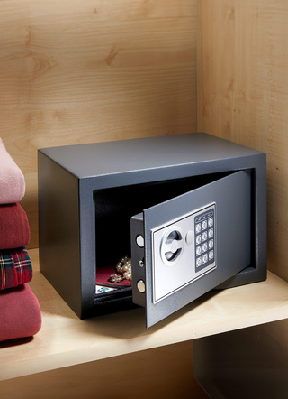 Deals The Lock Shop -Deals The Lock Shop tresor aus massivem stahl farbe grau